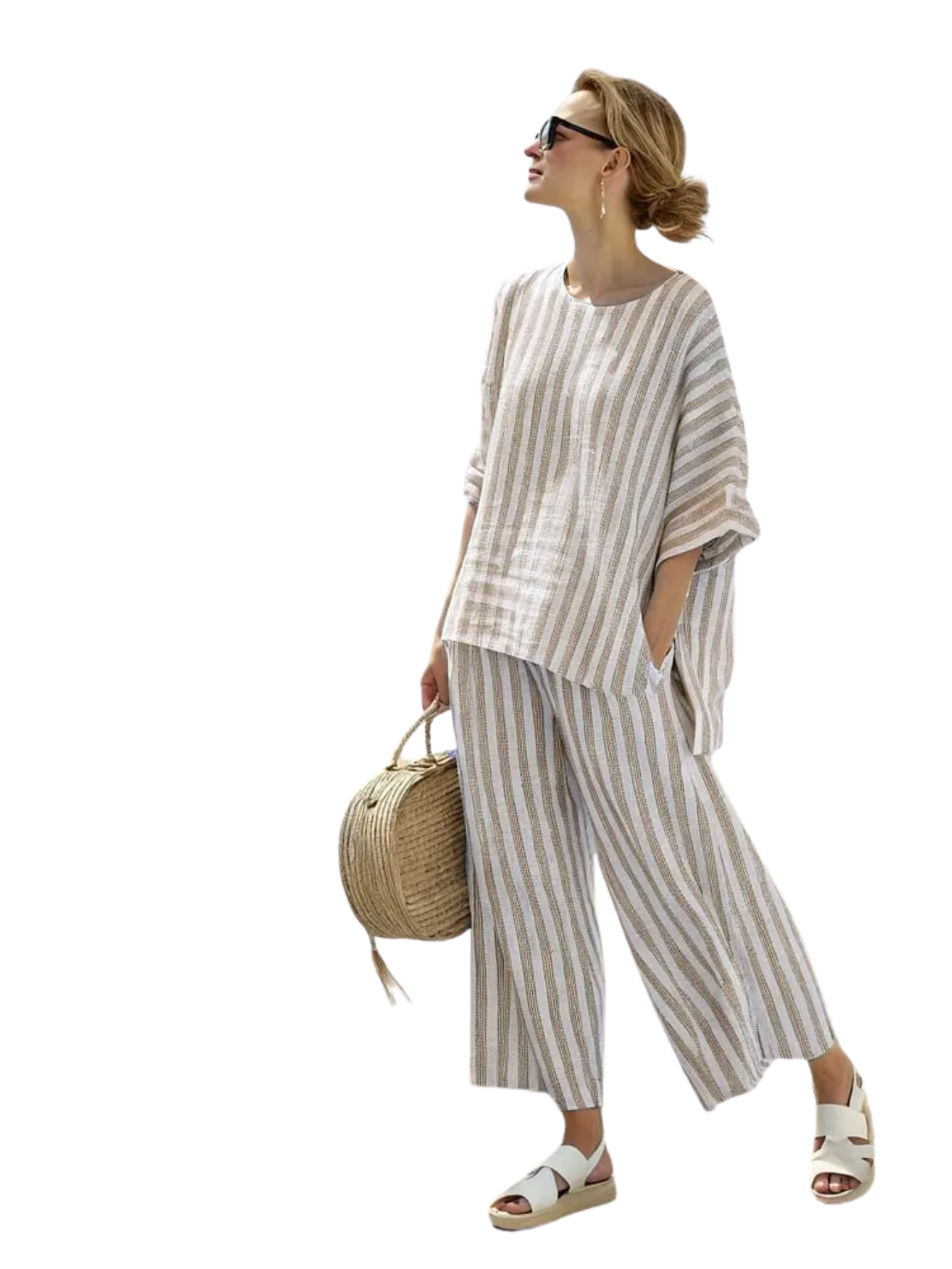 Retro Printed Striped