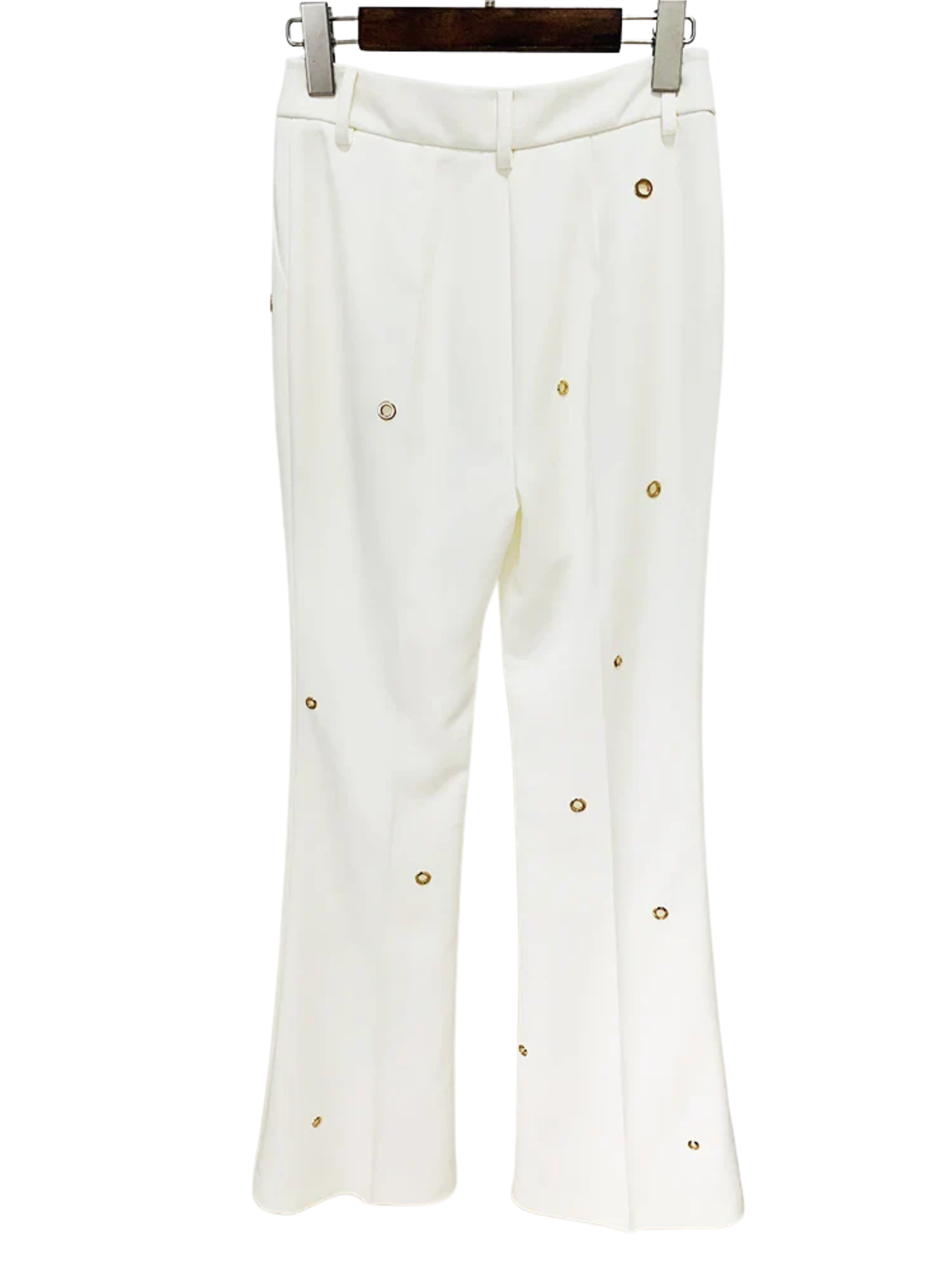 Eyelet Lapel Blazer Pants