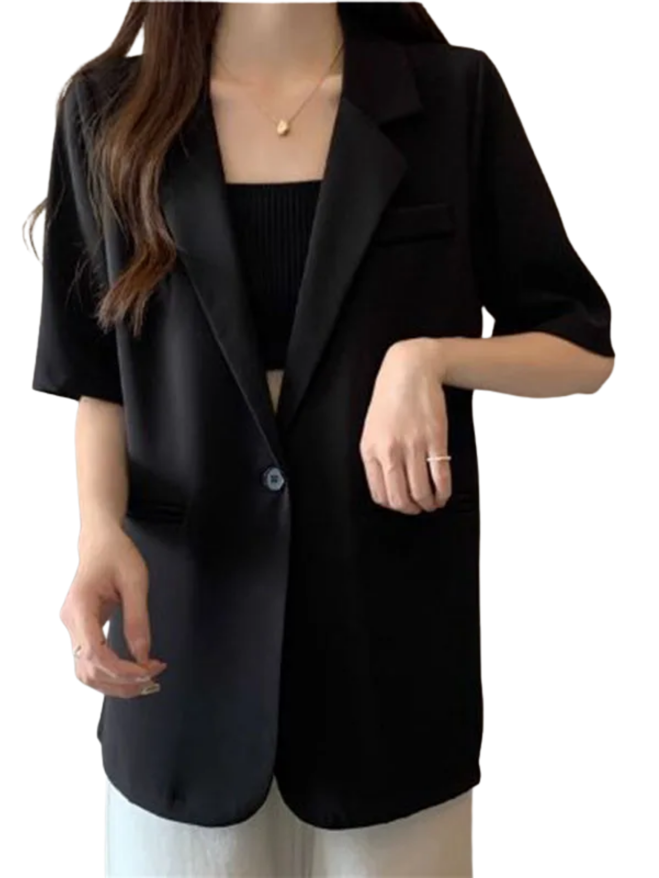 Short-sleeved Blazer