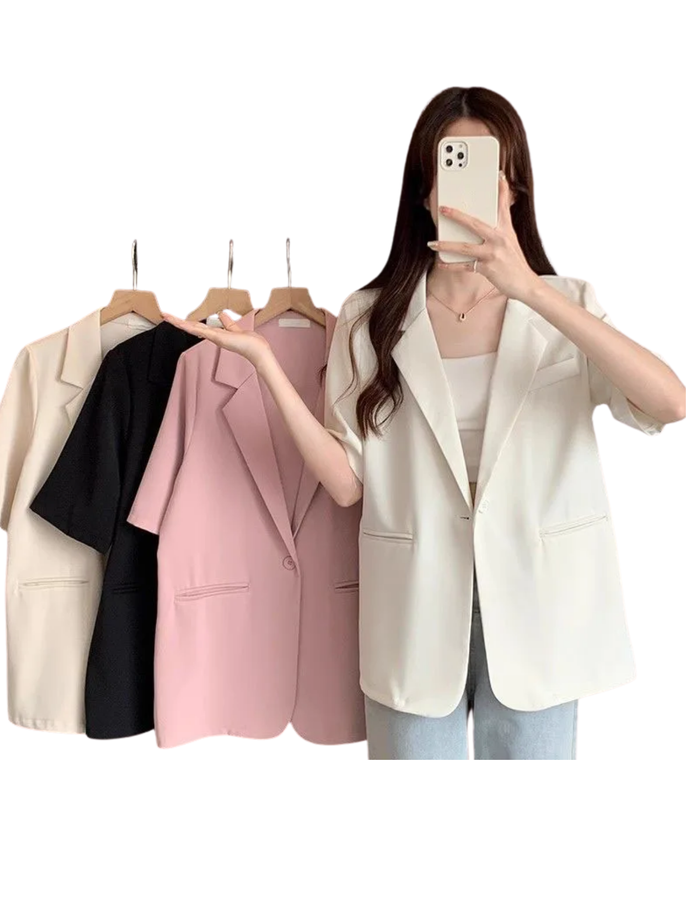 Short-sleeved Blazer