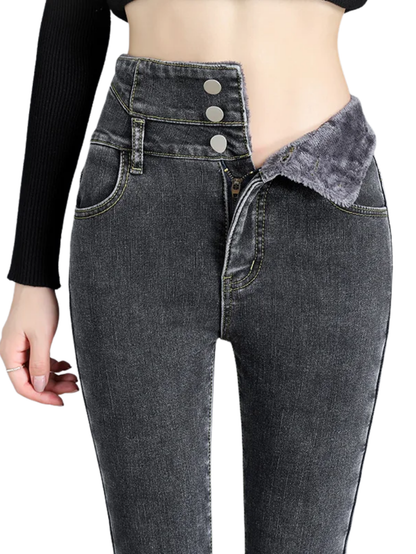 High-waist Warm Skinny