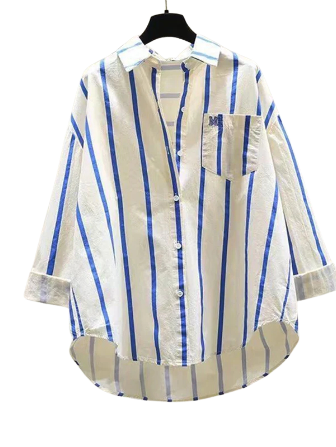 Letter Embroidered Shirt
