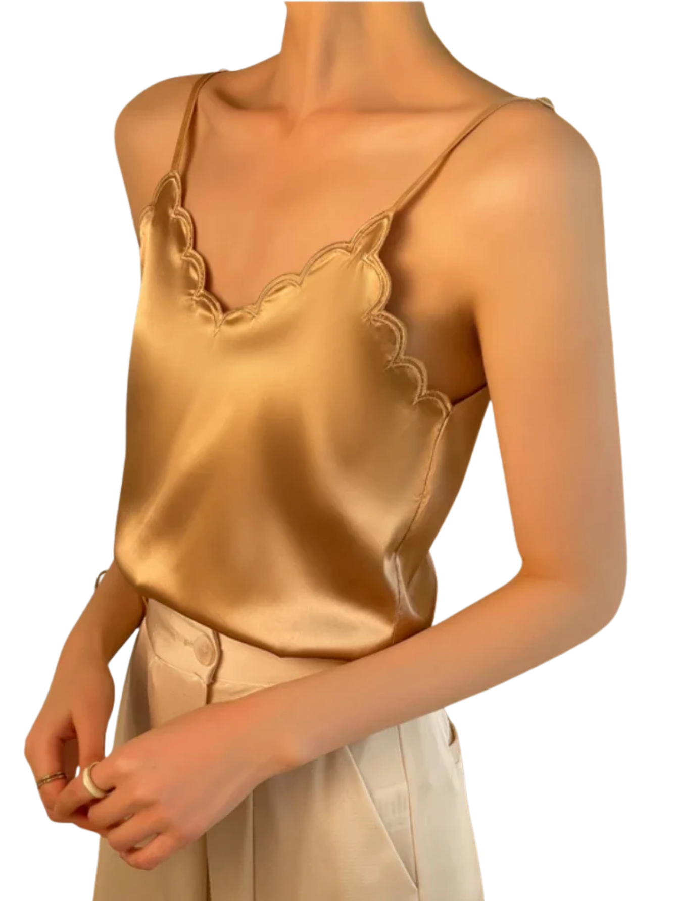Spaghetti Strap Office Top