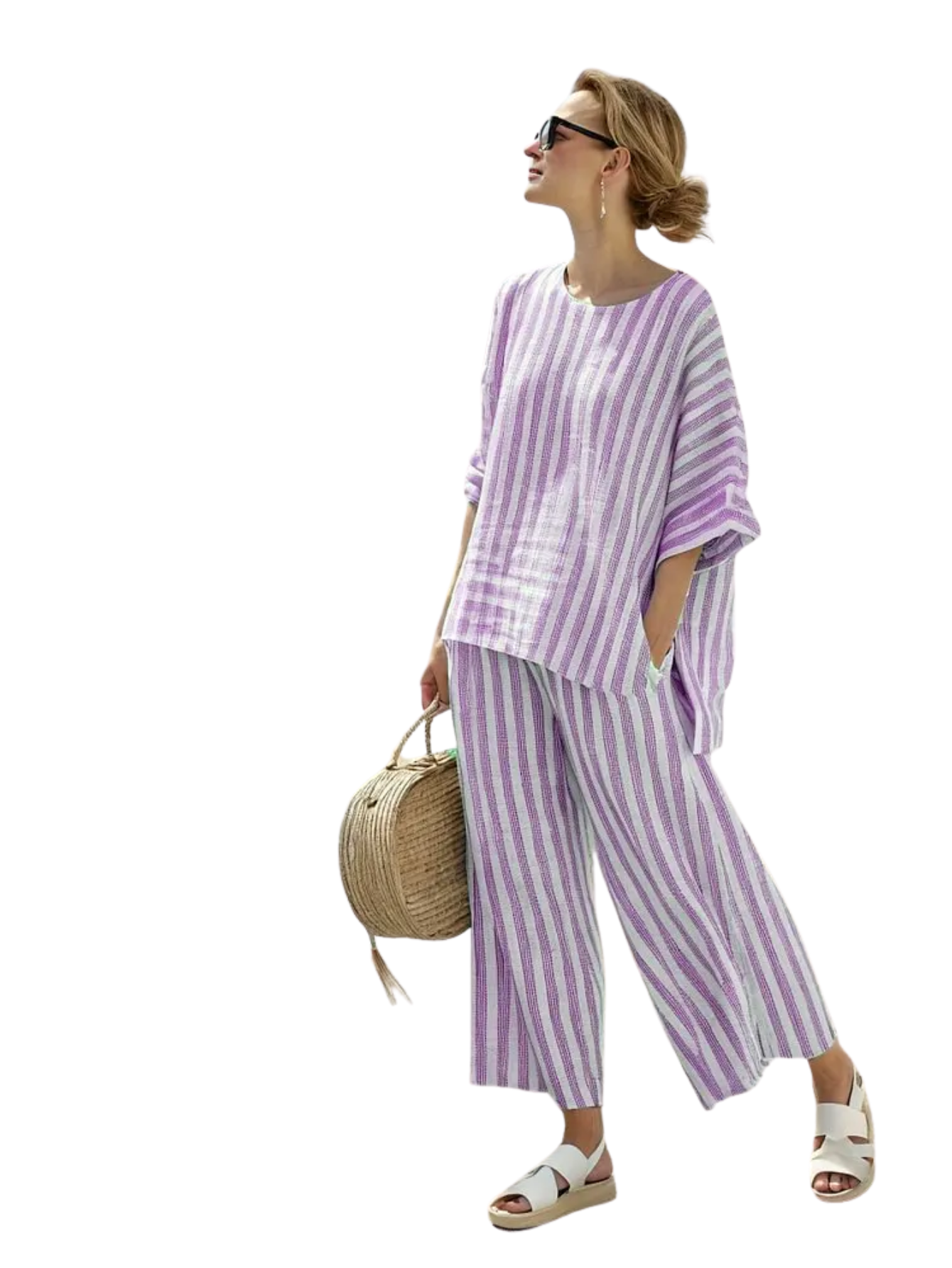Retro Printed Striped