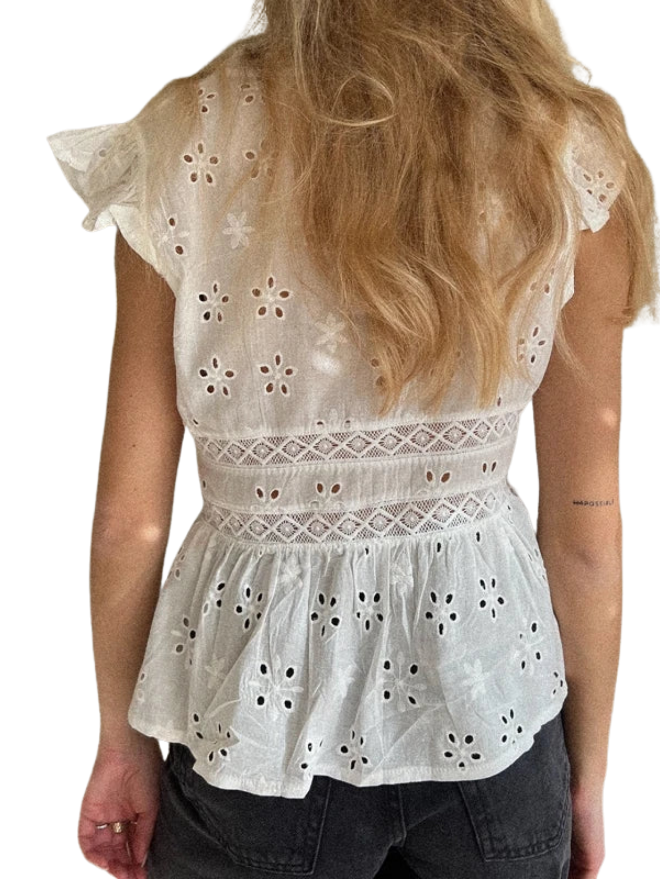 Boho Ruffle V Neck