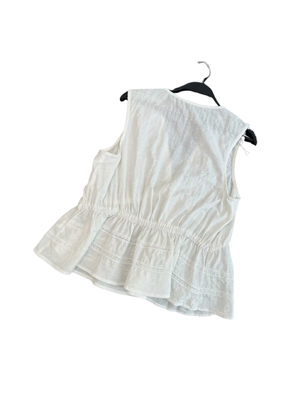 Cropped Straight Lace Vest Vintage