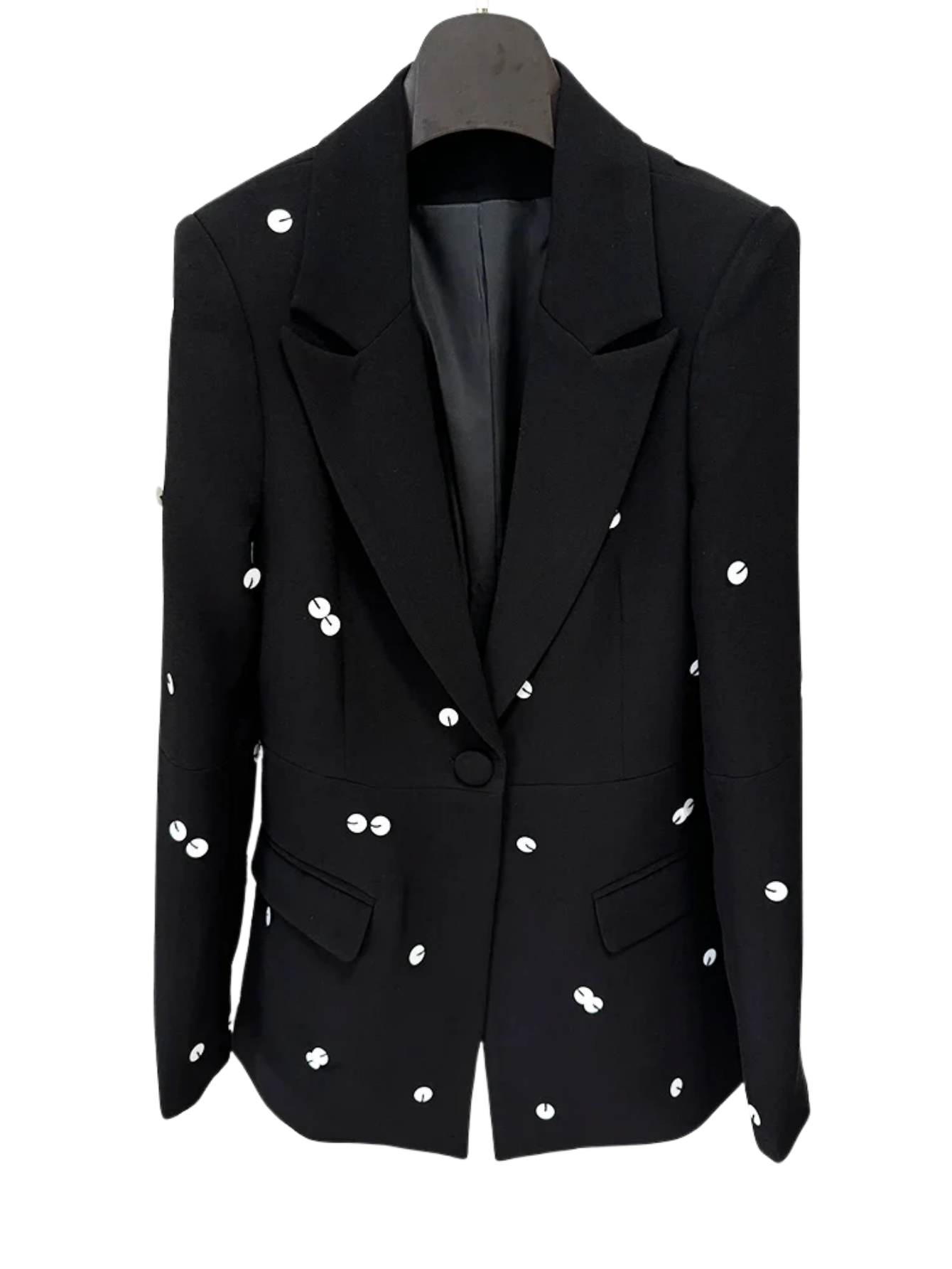 Sequined Blazer Mermaid Long Skirt