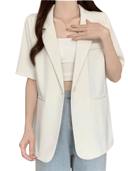 Short-sleeved Blazer