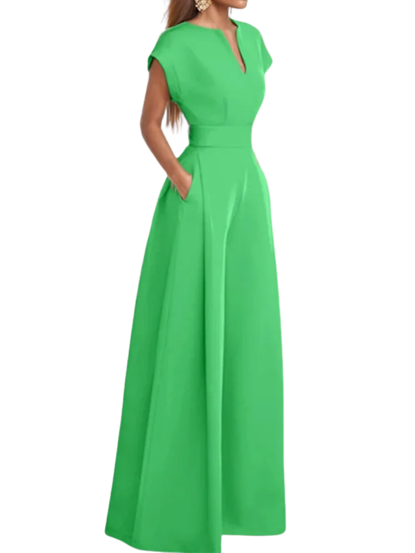 Chic Solid Color  Jumpsuit
