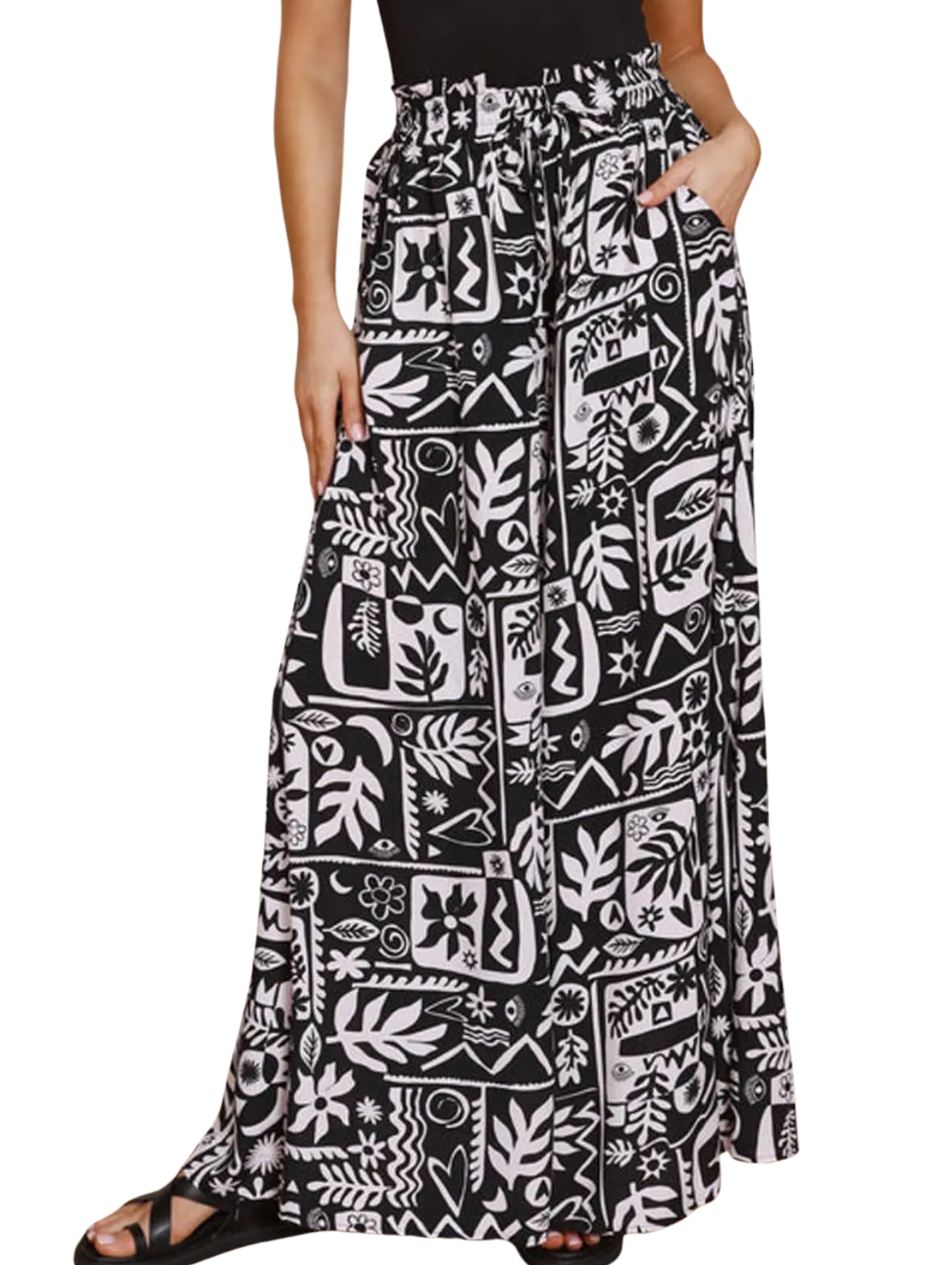 Casual Loose Wide Leg Trousers