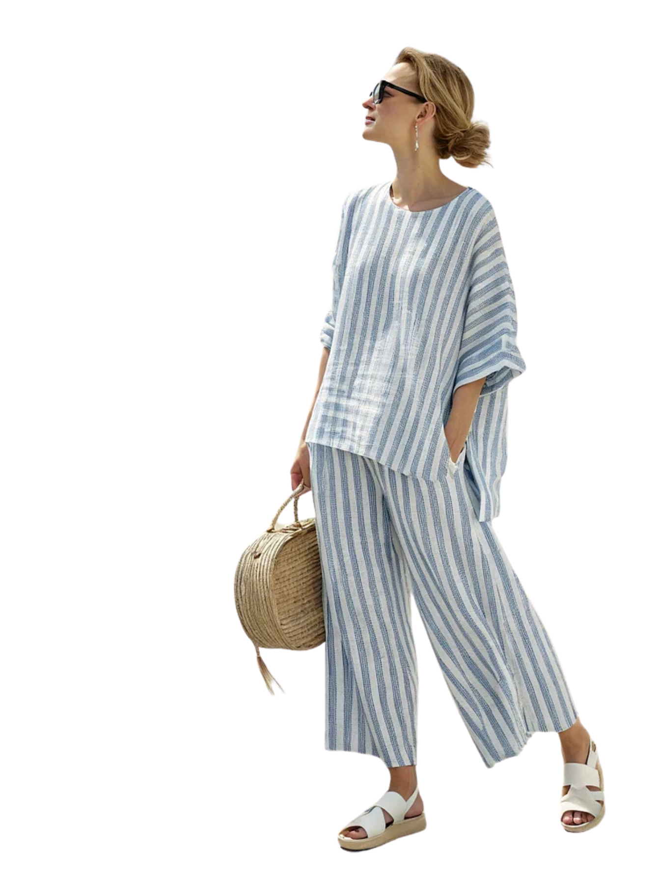 Retro Printed Striped