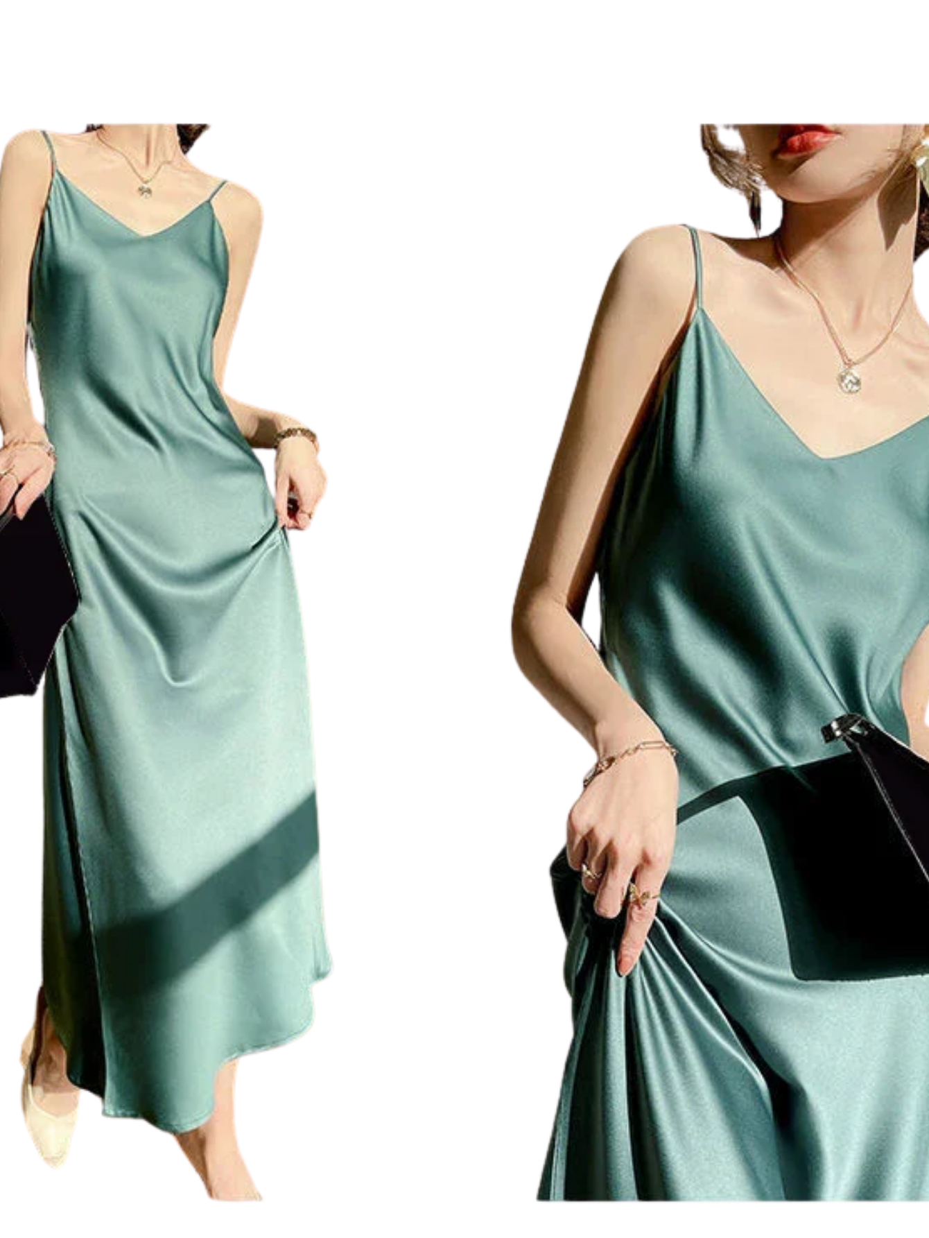 Vintage Satin Dress