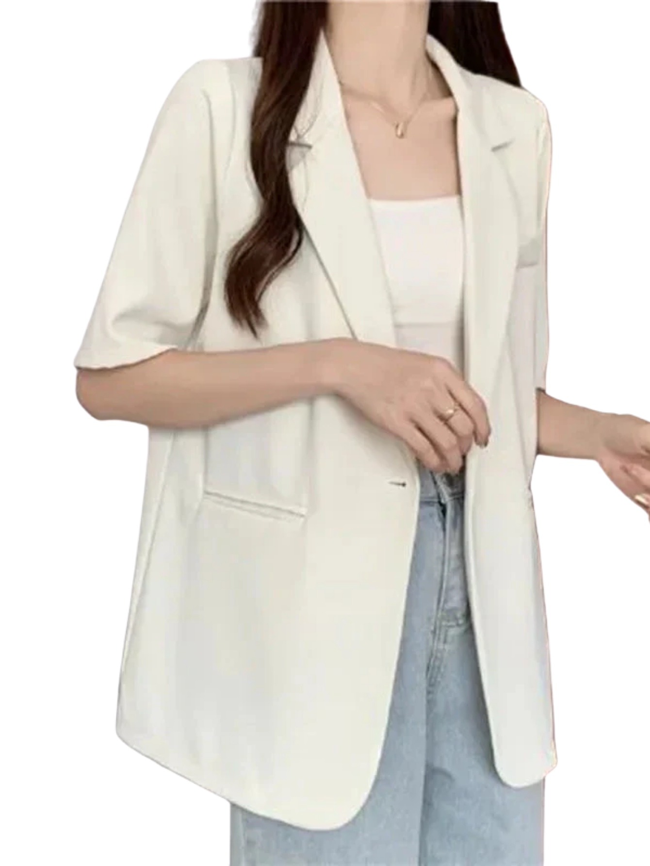 Short-sleeved Blazer