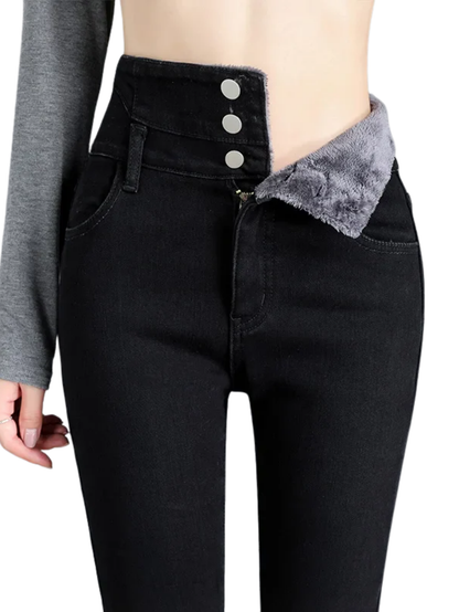 High-waist Warm Skinny