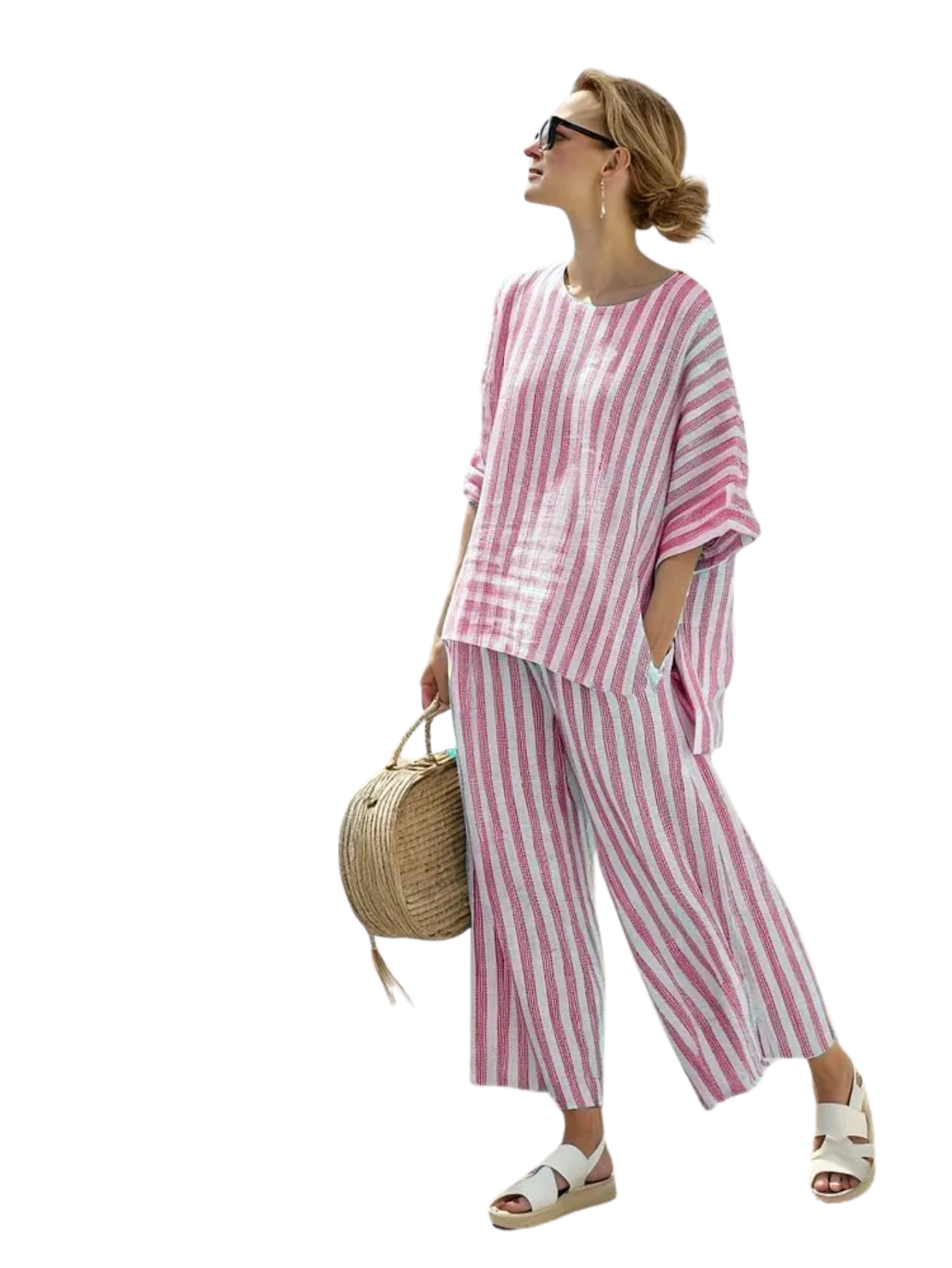 Retro Printed Striped