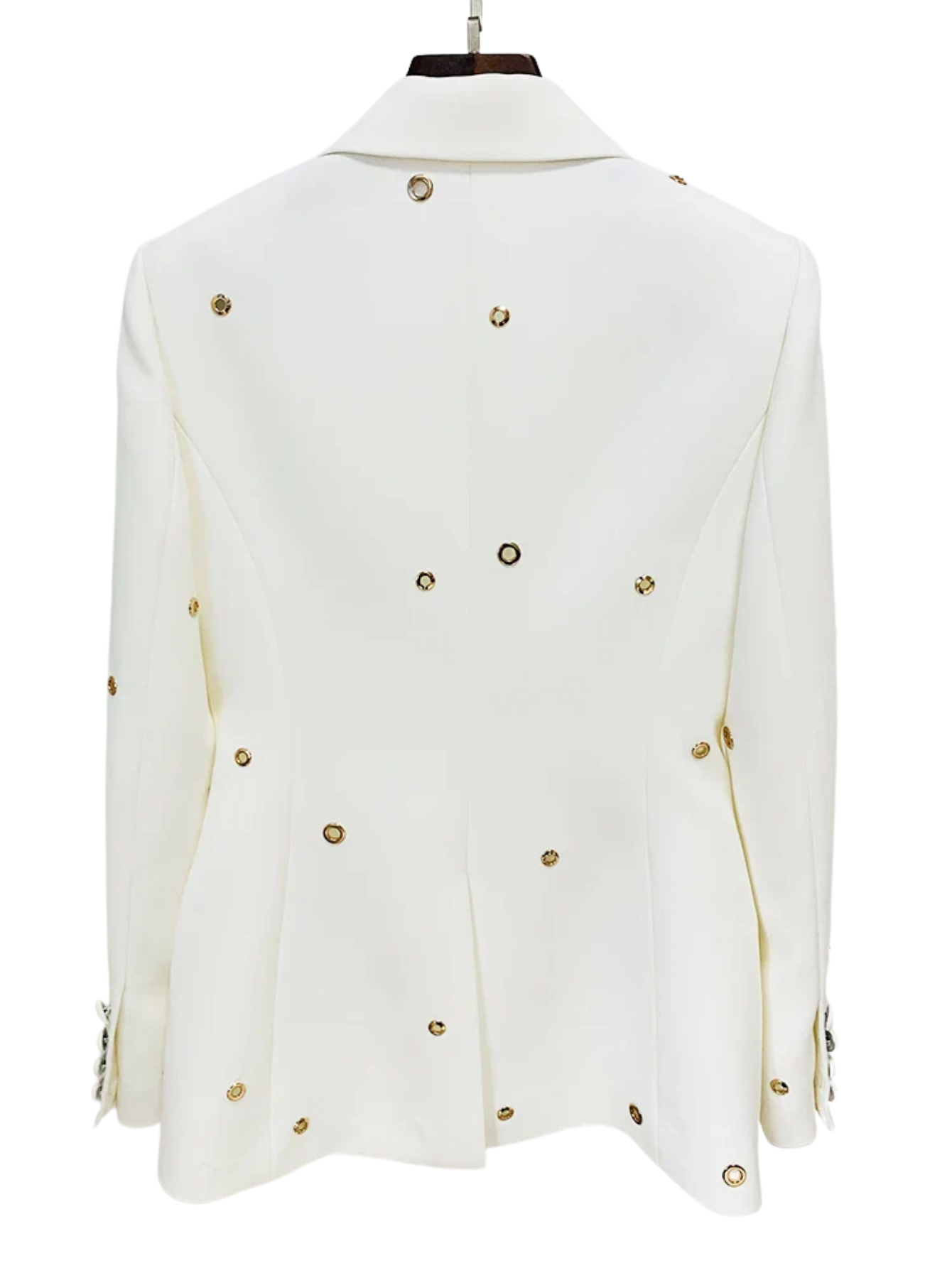 Eyelet Lapel Blazer Pants