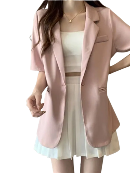 Short-sleeved Blazer