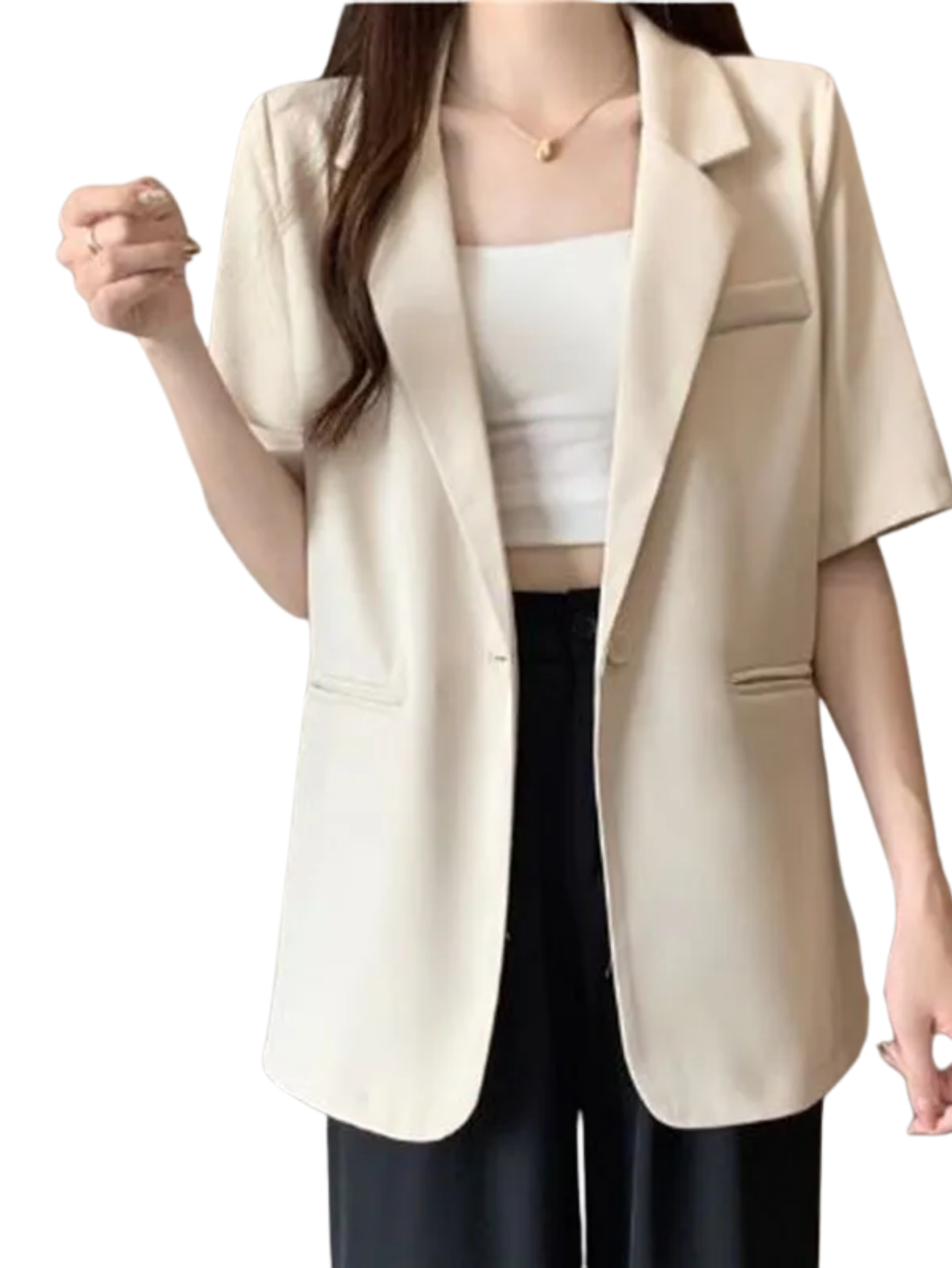 Short-sleeved Blazer