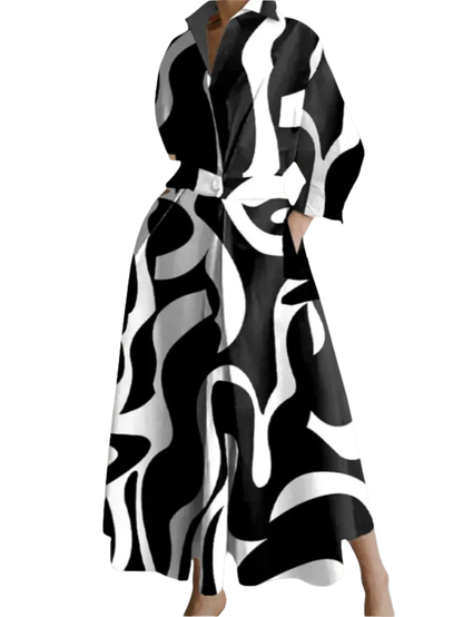 Print Elegant Maxi