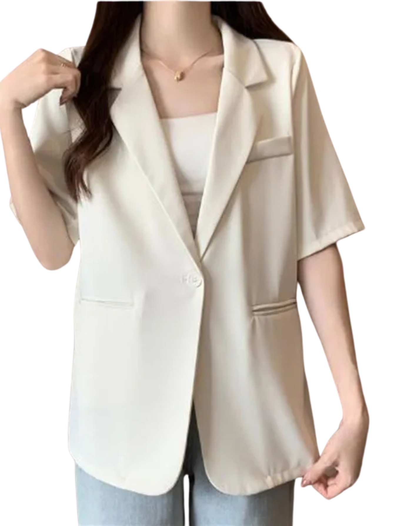 Short-sleeved Blazer