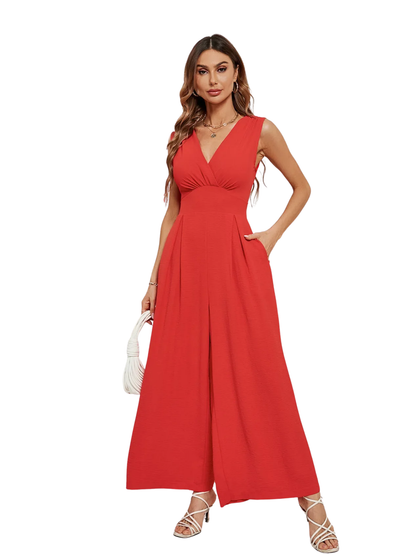 Commuter Sleeveless Jumpsuit