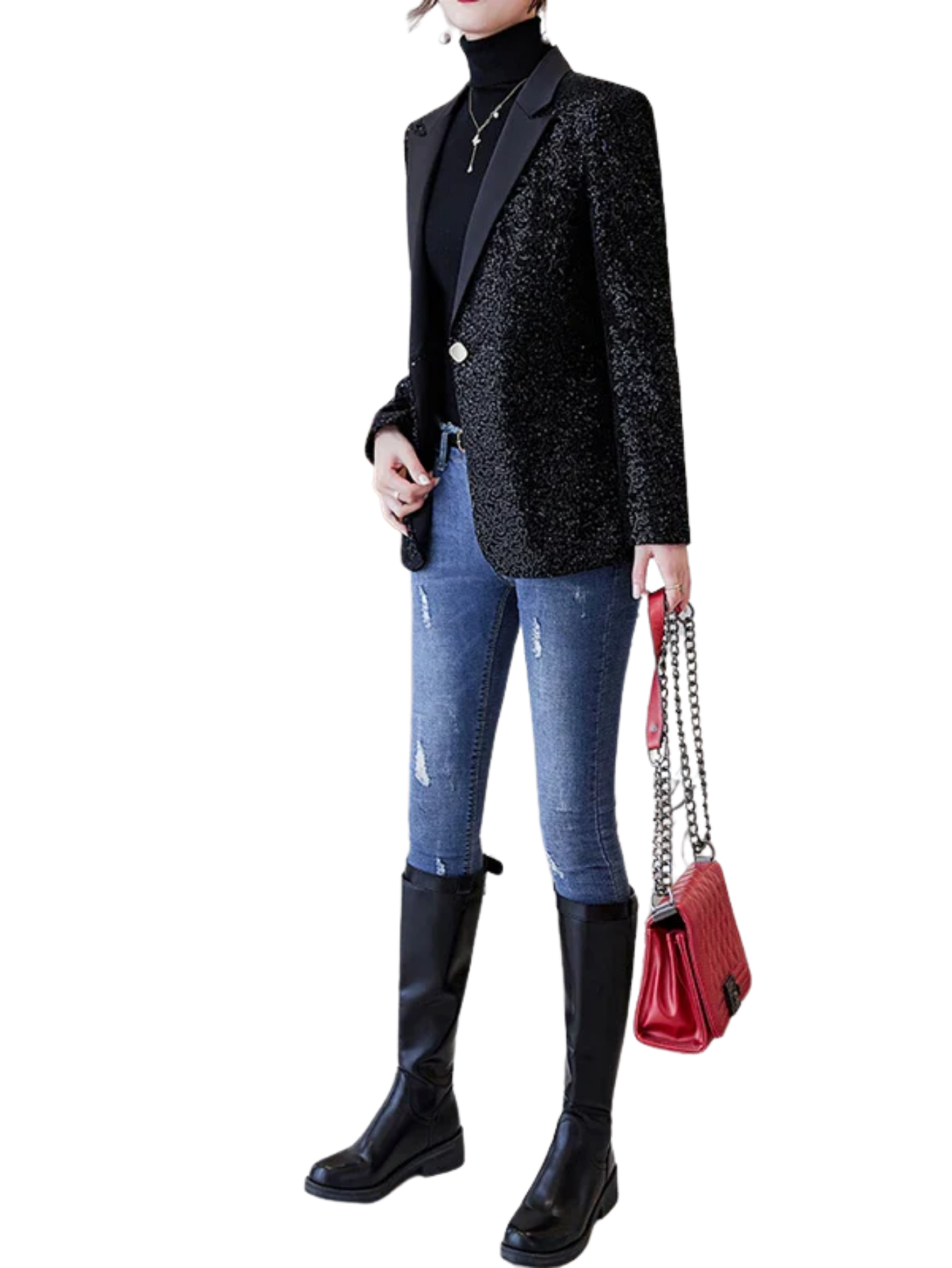 Sequin blazer Elegant