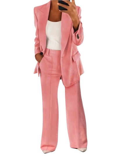 Blazer Long Sleeve Casual Set