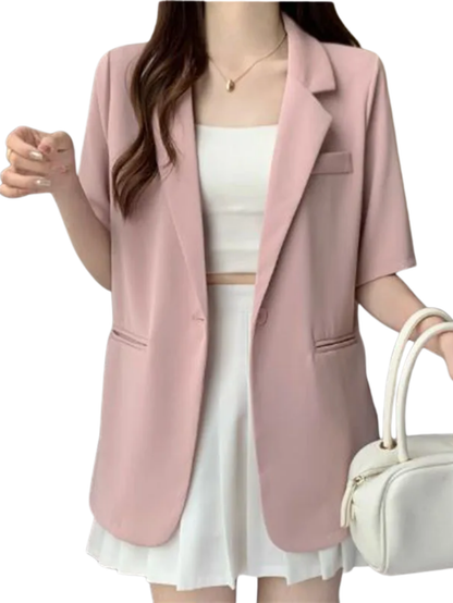 Short-sleeved Blazer