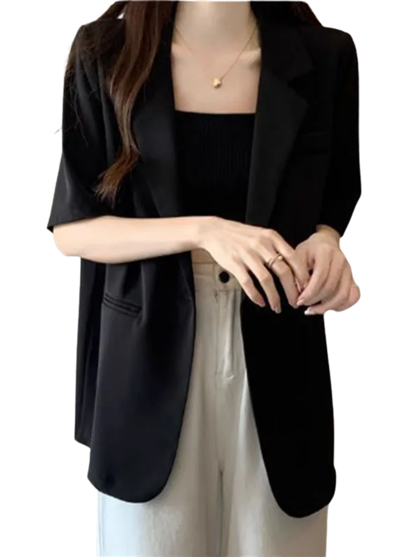 Short-sleeved Blazer
