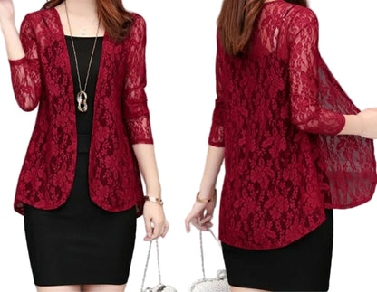 Blouse Boho Tops Lace Chiffon