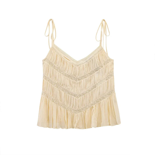 Straight Lace Tops Retro