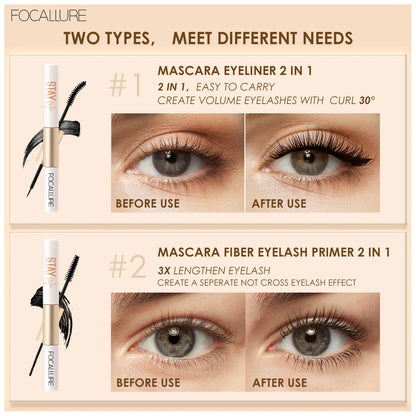 2 In 1 Black Mascara Eyeliner