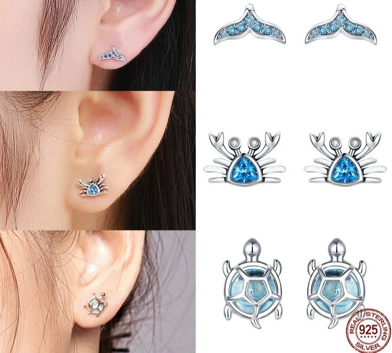 Animal Flower Ear Studs