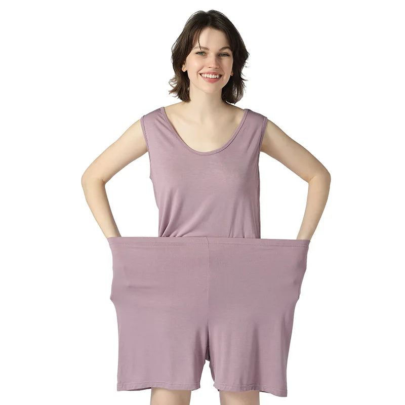 Modal Pajamas Set-plus size