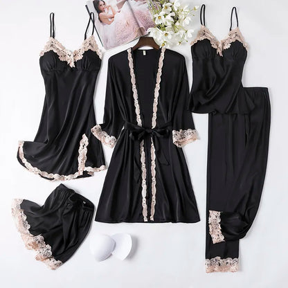 Lace Kimono Robe Set