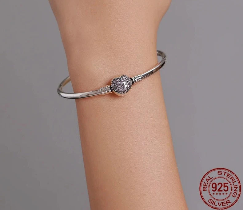 Sterling Silver Snake Chain Bangle & Bracelet