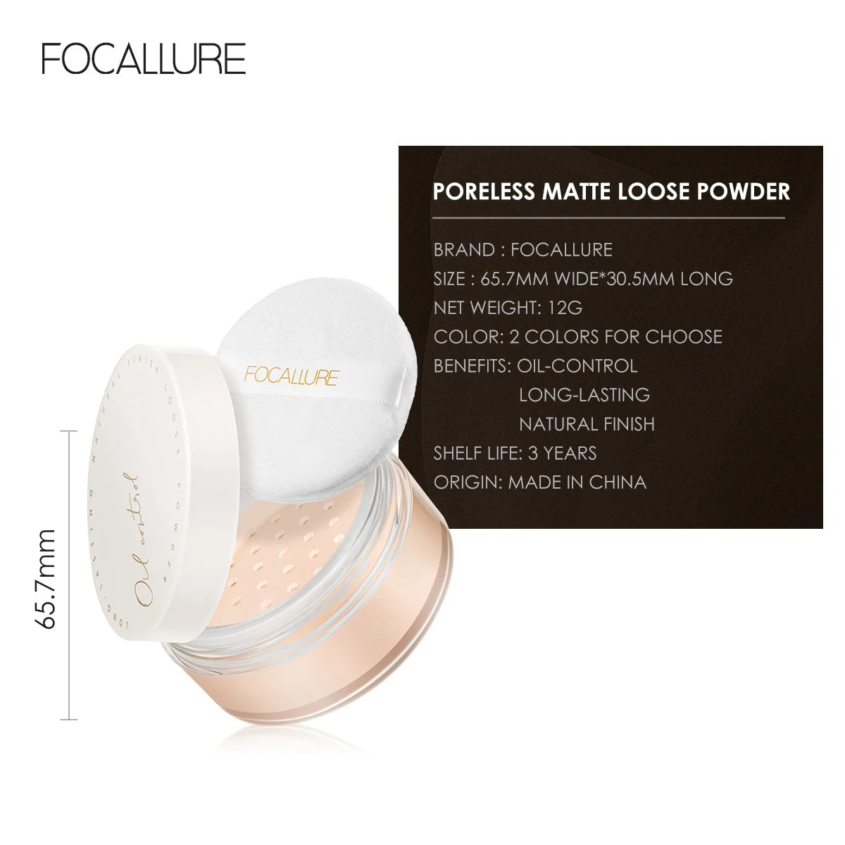 Matte Loose Powder Oil-control Minerals