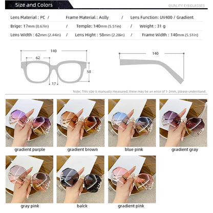 Diamond Sunglasses UV400 Rhinestone