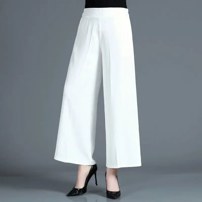 Oversized Wide Leg Pants Elastic High Waist