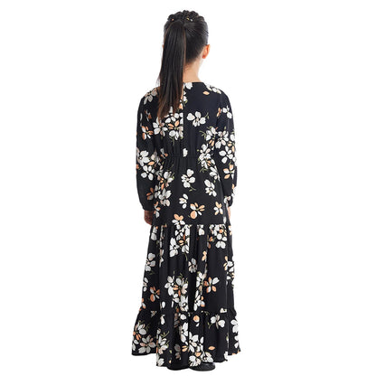 Floral Print Abaya kids