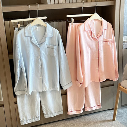 Cotton Long Sleeved Pajama Set