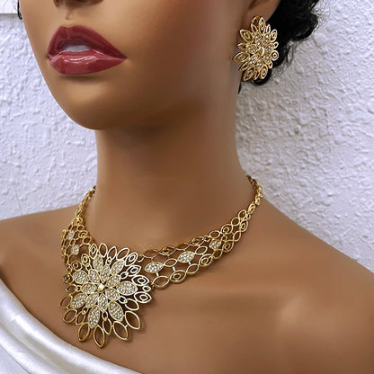 Jewelry Set 18K Gold Plated