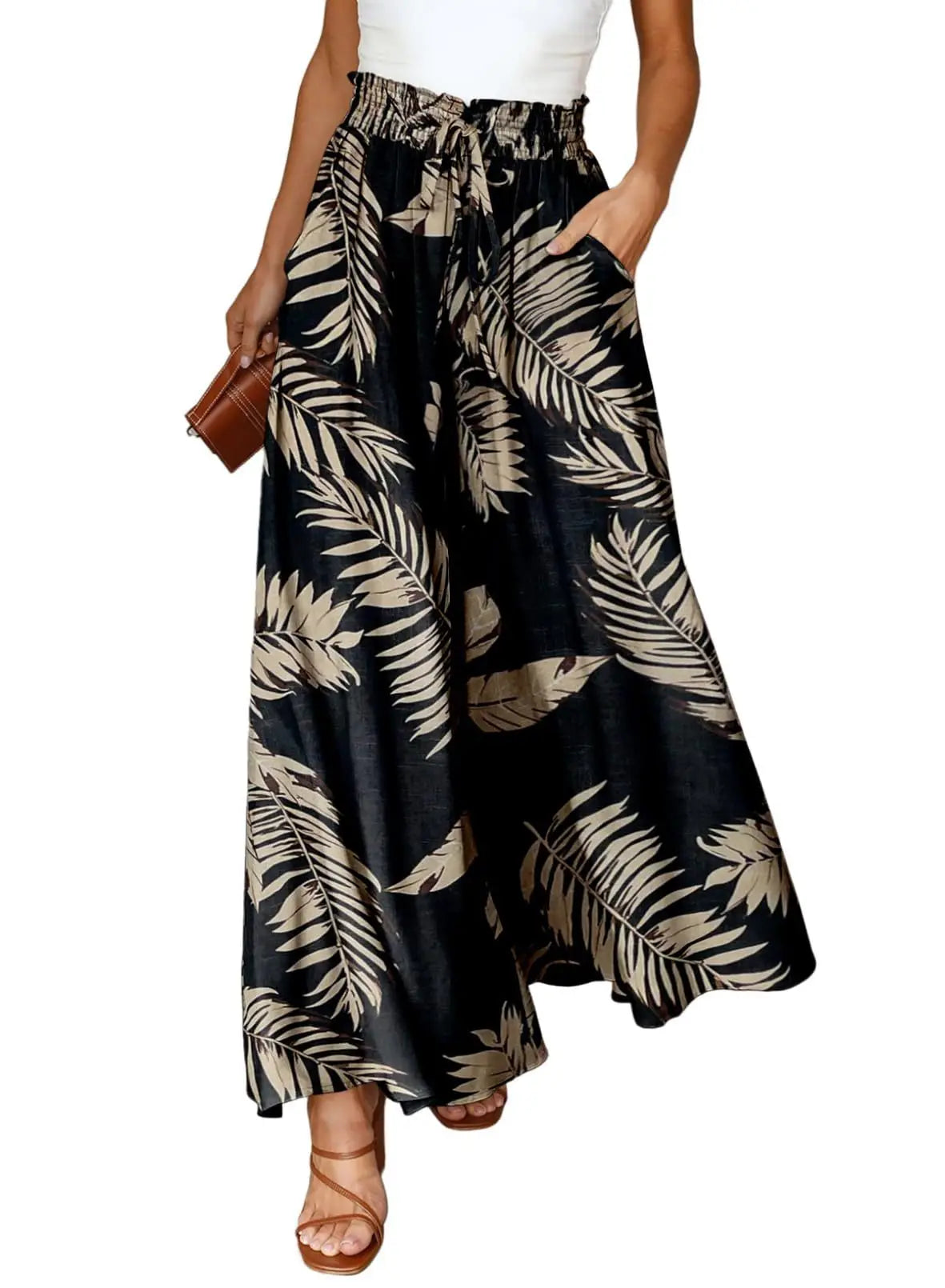 Casual Loose Wide Leg Trousers