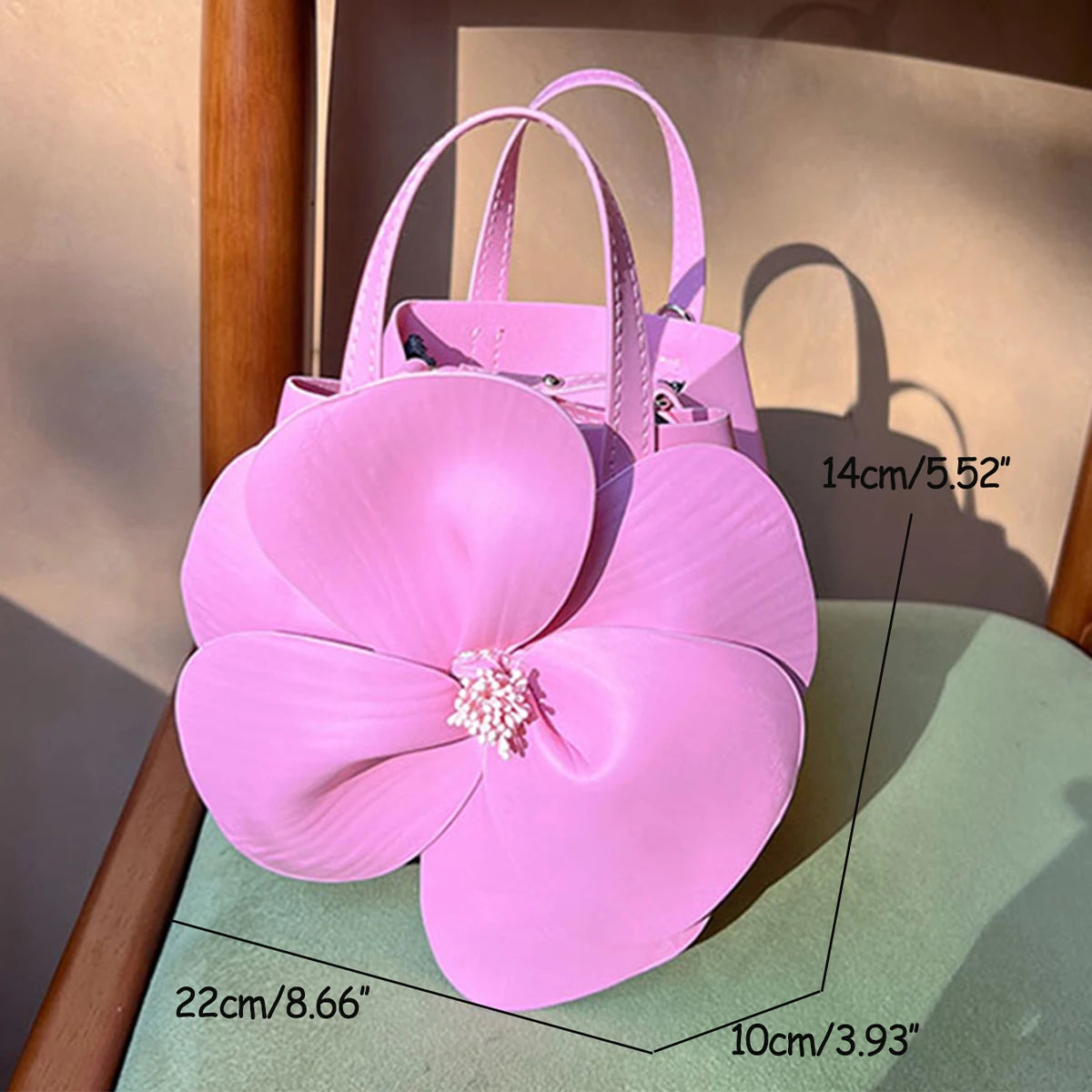 Tote Bag Flowers Bucket Bag