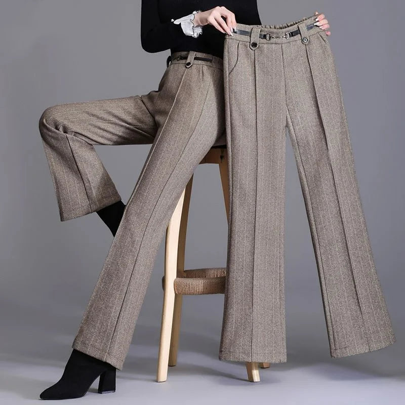 Lady  Slim Wool Flare Suits