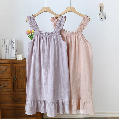 Sleeping Dress 100% Cotton Crepe