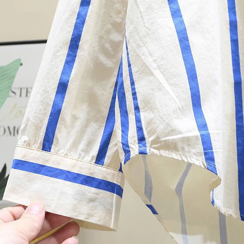 Letter Embroidered Shirt