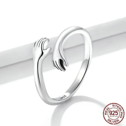 Hug Warmth and Love Hand Adjustable Ring