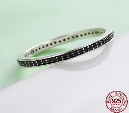 Silver Dazzling  Stackable Rings