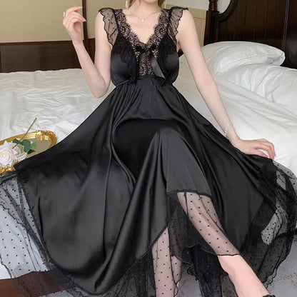 Nightgown Lace Long